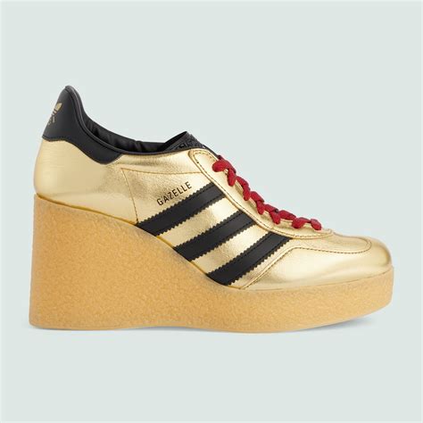 adidas x gucci gazelle|gazelle sneaker Adidas Gucci wedge.